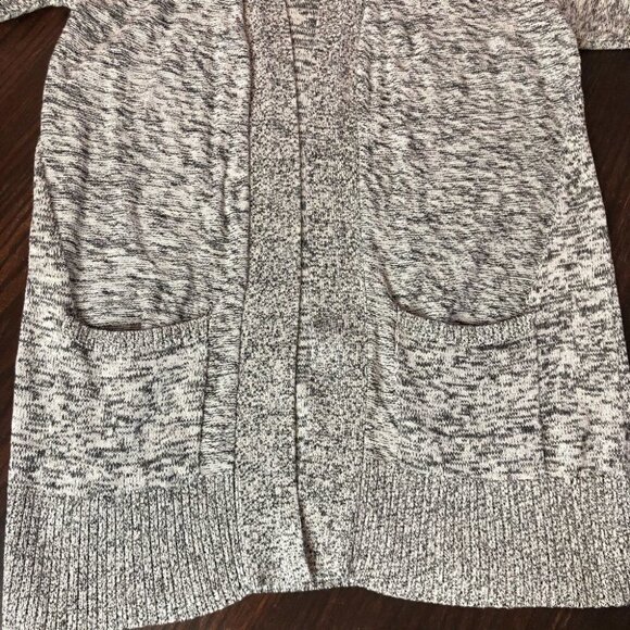 SIZE 2x Reitmans Heathered Grey Open Front cardigan - Picture 6 of 10